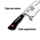 Faca Churrasco Artesanal Flamengo 10"